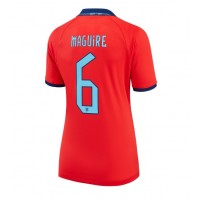 England Harry Maguire #6 Fußballbekleidung Auswärtstrikot Damen WM 2022 Kurzarm